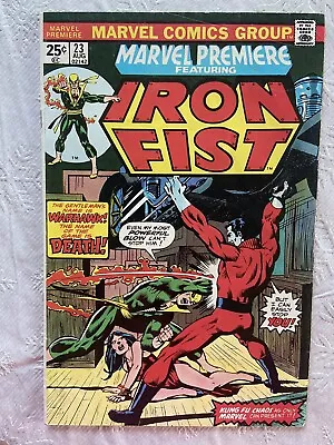 Buy Marvel Premiere #23 Featuring Iron Fist August 1975 1st Printing VF • 15.80£