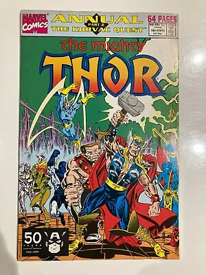 Buy The Mighty Thor Annual 16 Very Good Condition 1991 • 2.50£