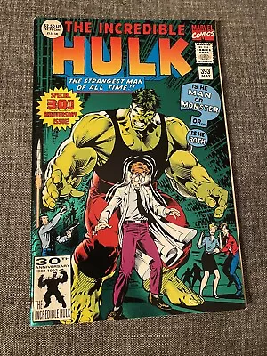 Buy INCREDIBLE HULK #393 Green Foil Marvel Comics 1992 • 5£
