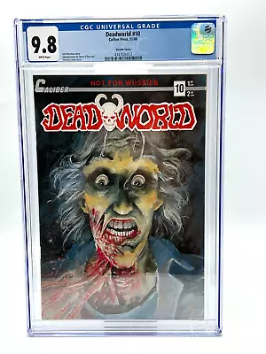 Buy Deadworld 10 CGC 9.8 White Pages Variant Cover 1988 The Crow Caliber Press • 336.01£