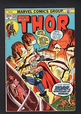 Buy The Mighty Thor # 215 Vol. 1 Marvel Comics 73 VG/FN • 12.67£