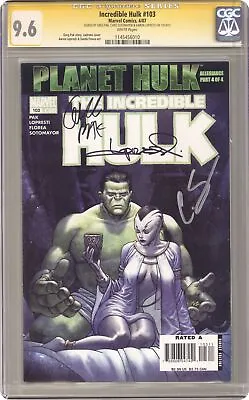Buy Incredible Hulk #103 CGC 9.6 SS Sotomayor/ Lopresti 2007 1145456010 • 66.73£