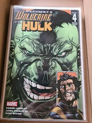 Buy Marvel Ultimate Wolverine Vs Hulk #4 2nd Print Variant High Grade RARE HTF • 2.30£