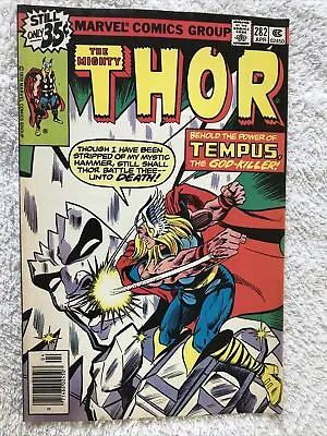 Buy The Mighty Thor #282 1st Cameo App Of Time-Keepers Grade 7.0 Marvel 1979 • 5.60£
