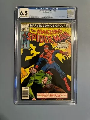 Buy Amazing Spider-Man #176 CGC Graded 6.5 Marvel 1978 White Pages Comic Book. • 52£