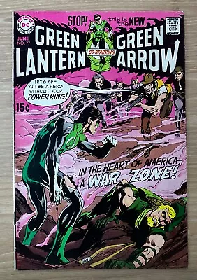 Buy Green Lantern Green Arrow #77 DC  Comics Bronze Age Neal Adams 2nd Team Up F/vf • 79.18£
