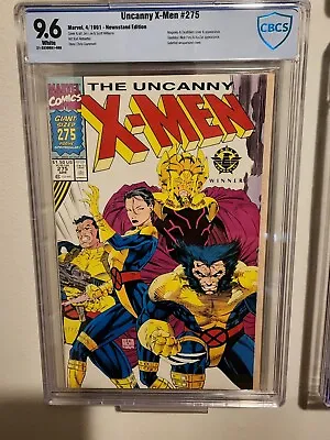 Buy Uncanny X-Men #275 CBCS 9.6 Newsstand 1991 Not CGC Magneto Giant Size • 79.94£