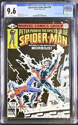 Buy Spectacular Spider-man #38 Cgc 9.6 Morbius Sal Buscema White Pages 5014 • 65.04£