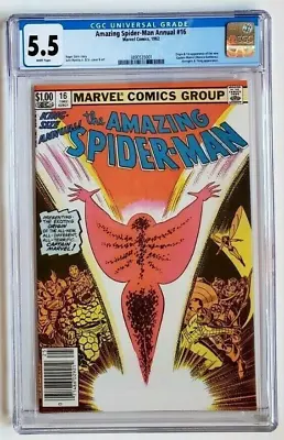 Buy Amazing Spider-Man Annual #16 (Marvel, 82) CGC 5.5 FN- (1st Monica Rambeau) KEY • 109.85£