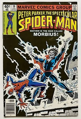 Buy Peter Parker The Spectacular Spider-man #38 Jan 1979 Marvel Comics Newsstand • 17.73£