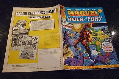 Buy Mighty World Of MARVEL Starring The INCREDIBLE HULK - No 269 - Date 23/11/1977 • 5.99£