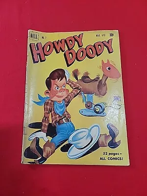 Buy Howdy Doody Volume 1 #7 March-April Dell Comics 1951 • 6.39£