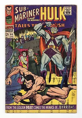 Buy Tales To Astonish #90 GD+ 2.5 1967 1st App. Abomination • 34.79£