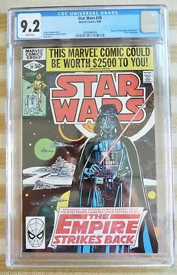 Buy Star Wars #39 CGC 9.2 Part 1 Of The  Empire Strikes Back  Adaptation US Seller • 47.41£