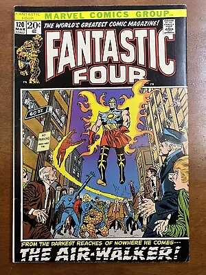 Buy Fantastic Four 120- First Airwalker,  Herald Of Galactus, Exceptional Inside... • 59.30£