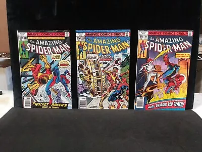 Buy Amazing Spider-Man #182,183,184 (1st Big Wheel) Marvel 1978 • 47.41£