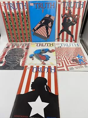 Buy MARVEL COMICS “TRUTH” RED,WHITE & BLACK Complete Set 1-7 ( 2003) ALL MINT! • 79.16£