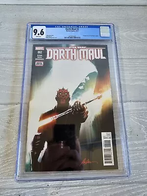 Buy Darth Maul #2 /CGC 9.6 / 1st Appearance Cad Bane / Marvel 2017 Sith Star Wars • 43.81£