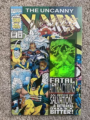 Buy Uncanny X-Men #304 1993 Marvel Hologram Signed Chris Sprouse • 27.05£