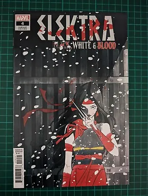 Buy Elektra Black White & Blood #4 Peach Momoko Variant Marvel Comics 2022 • 4.34£