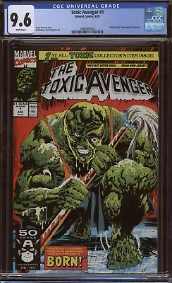 Buy Toxic Avenger #1 CGC 9.6 First App Of Toxic Avenger. Based On Troma Movie Marvel • 67.20£