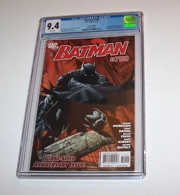 Buy Batman #700 - DC 2010 Modern Age 2nd Print Variant Issue - CGC NM 9.4 • 90.92£