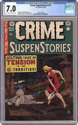 Buy Crime Suspenstories #21 CGC 7.0 1954 4038975004 • 575.78£