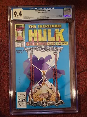 Buy The Incredible Hulk #367 CGC 9.4 NM Marvel Comic Book Graded 1st Dale Keown AN • 39.98£