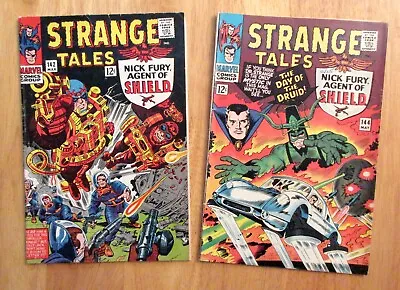Buy Lot Of *2* STRANGE TALES (Dr. Strange/Nick Fury): #142, 144 (FN) • 18.88£
