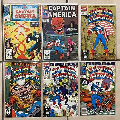 Buy Captain America 362 370 383 387 390 392 Marvel Comics 1989 Lot Of 6 • 9.65£