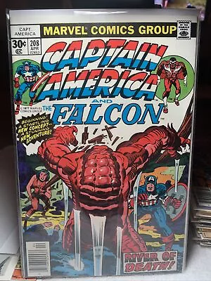 Buy Captain America And The Falcon #208 (1977) Jack Kirby! 1st Appearance Arnim Zola • 23.98£