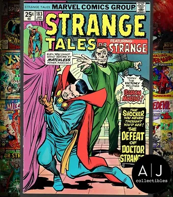 Buy Strange Tales #183 1976 Dr. Strange Baron MoWarlock VF- 7.5 • 6.35£