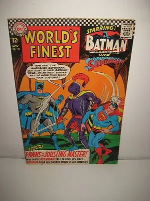 Buy WORLD'S FINEST #162 BATMAN SUPERMAN 1966 Silver-Age DC • 5.59£