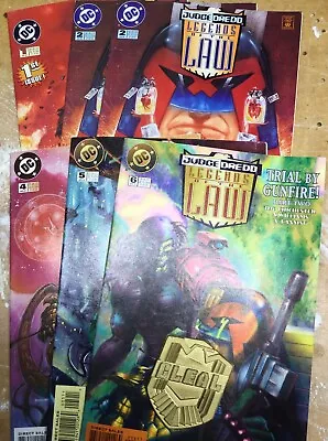Buy DC Comics Judge Dredd Legends Of The Law #1 #2 X 2 #4 #5 #6 Based On 2000AD • 12£