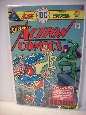 Buy Superman's Action Comics-1st Appearance Of Blackrock #458 1976 Low Grade Comic • 8.66£