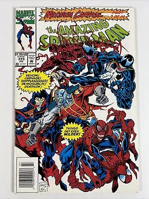 Buy Amazing Spider-Man #379 (1993) Maximum Carnage ~ Newsstand ~ Marvel Comics • 9.54£