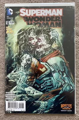 Buy Superman Wonder Woman #12 Monsters Of The Month Variant DC Comics 2014 • 5.99£