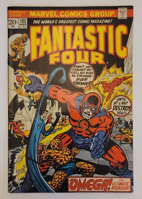 Buy Fantastic Four #132 1st Full App. Omega Medusa Joins Marvel 1973 • 11.85£