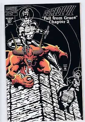Buy Daredevil #321 Marvel 1993 Fall From Grace ! Chapter 2 GLOW IN THE DARK COVER • 15.77£