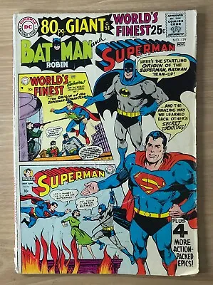 Buy World's Finest #179 DC Comics Bronze Age Superman Batman Neal Adams Giant G/vg • 9.59£