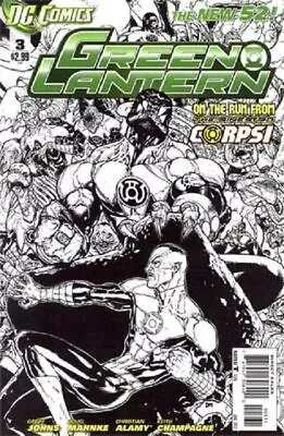 Buy Green Lantern (5th Series) #3B VF/NM; DC | New 52 1:200 Variant B&W Mahnke - We • 124.53£