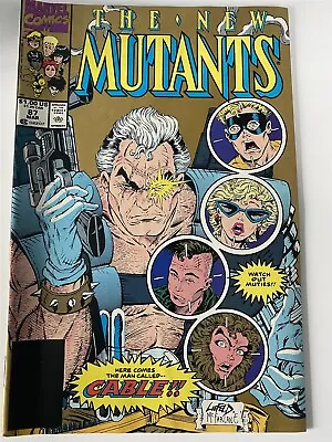 Buy NEW MUTANTS #87 Gold 2nd Print 1st Cable Marvel Comics - 1990 VF • 7.95£
