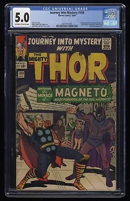 Buy Journey Into Mystery #109 CGC VG/FN 5.0 Magneto Appearance! Jack Kirby! • 105.64£