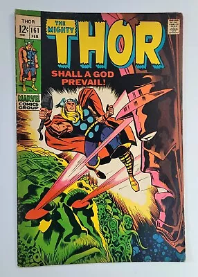Buy Thor #161 (1969) - Origin Of Galactus Marvel Comics Group Silver Age • 99.54£