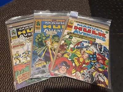 Buy Mighty World Of Marvel Hulk Avengers #208-211 Bundle Lot X3 ☆high Grade 1976 • 19.99£