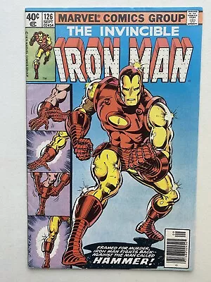 Buy Invincible Iron Man #126 (1979 Marvel) Bronze Age Cover Demon In A Bottle! • 12.06£
