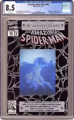 Buy Amazing Spider-Man #365D CGC 8.5 1992 4276942011 1st App. Spider-Man 2099 • 41.90£