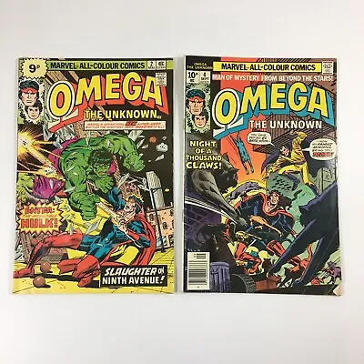 Buy Omega The Unknown #2 & #4 (2 Comics) 1976 26cm X 17cm  • 9.95£