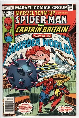Buy Marvel Team-up #66 ( Fn  6.0 )  66th Issue 2nd Cap Britain 1st Arcade 1978 Mcg • 15.42£