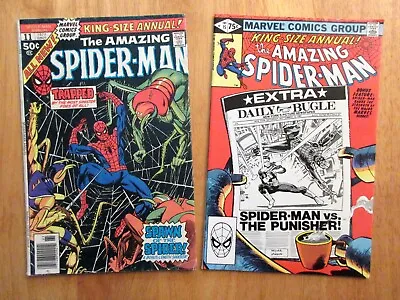 Buy Lot Of *2* AMAZING SPIDER-MAN Annuals: #11 (1977, FN/FN-), #15 (1981, VF/NM) • 18.61£